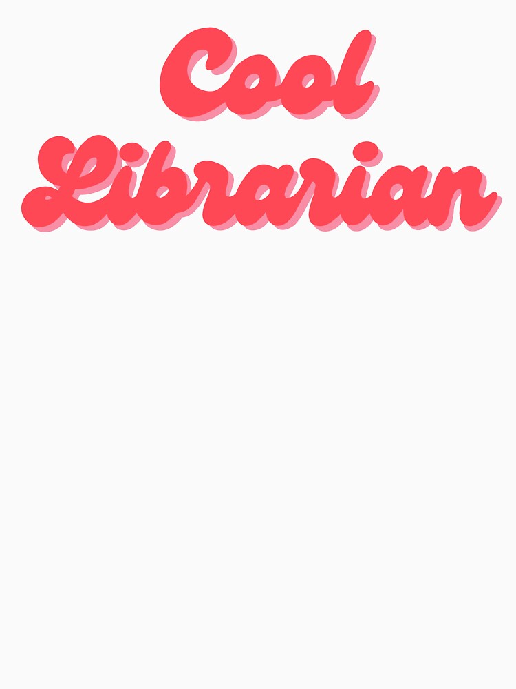 Retro Cool Librarian Design in Hot Pink by WildeandCo