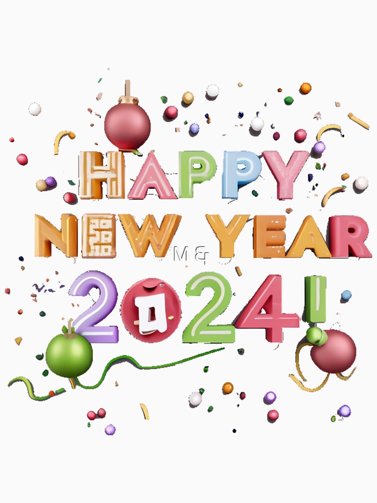 Happy New year 2024 by M &