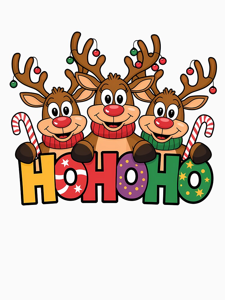 Festive Reindeer Christmas Cheer by TomxDesign