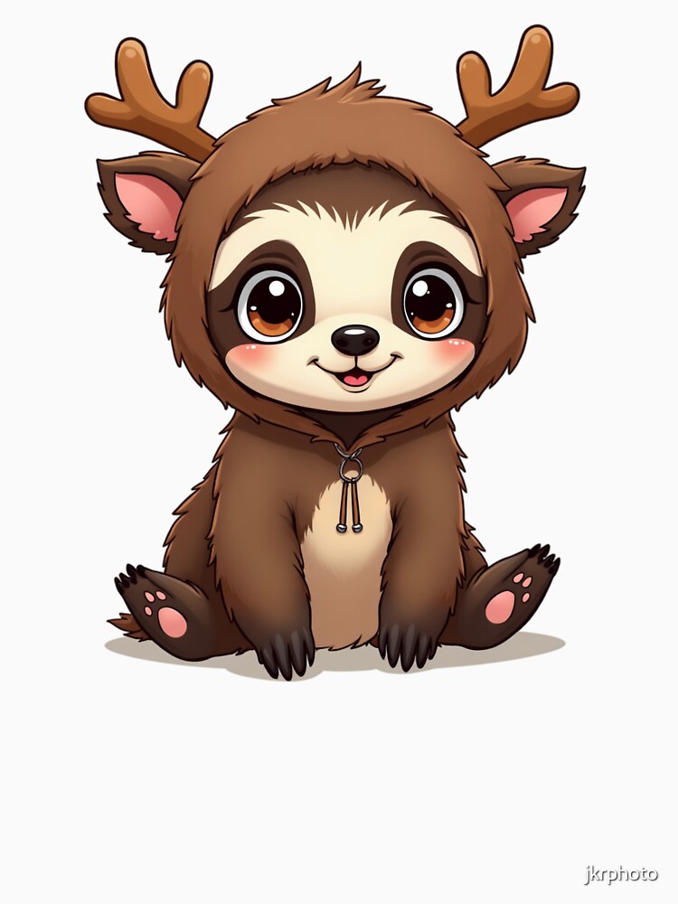 sloth reindeer by jkrphoto