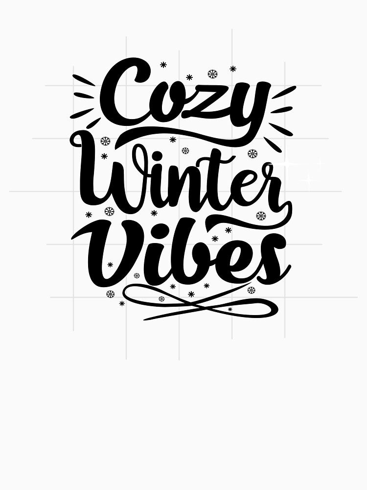 Cozy Winter Vibes Typography by crafts.bynouf