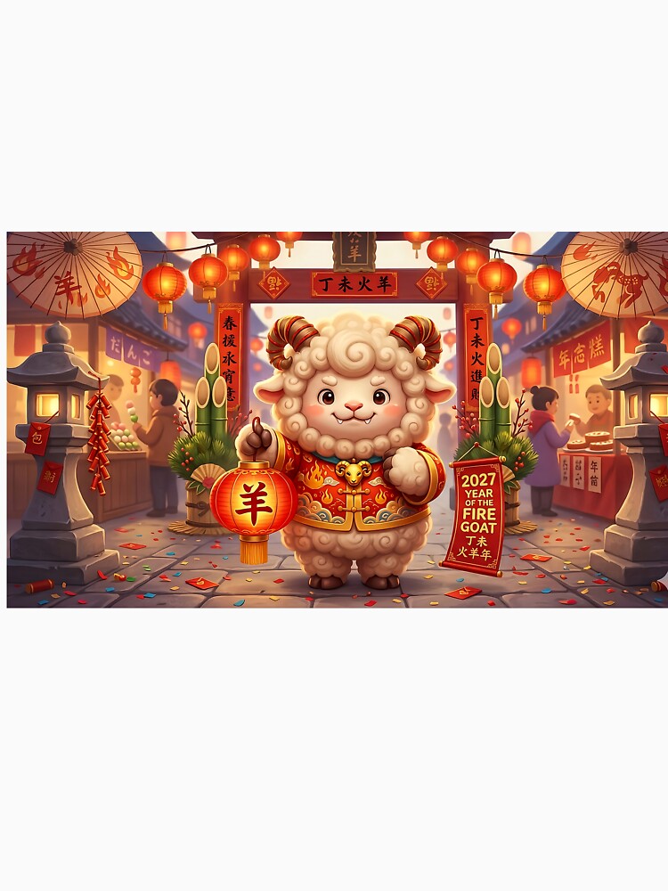 Cute 2027 Year Of The Fire Goat by sadhurag