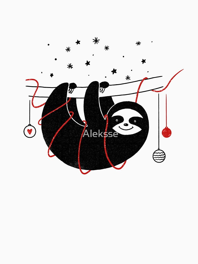 Sloth Christmas by Aleksse