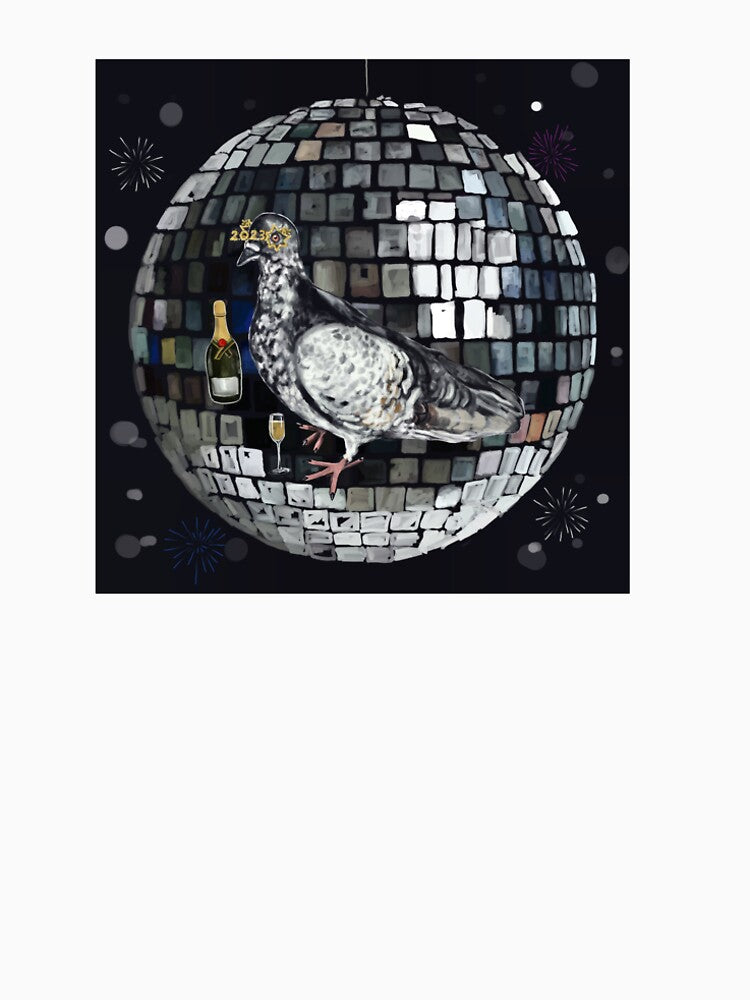 New Years Eve pigeon by thedailypidge