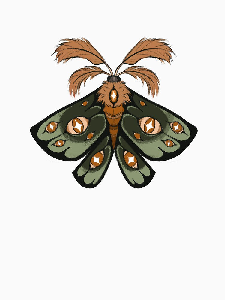 Green Moth by threecalicocats