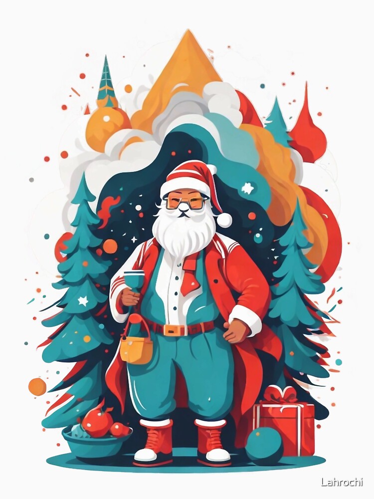 Mountain Magic: Santa's Whimsical Winter Wonderland by Lahrochi