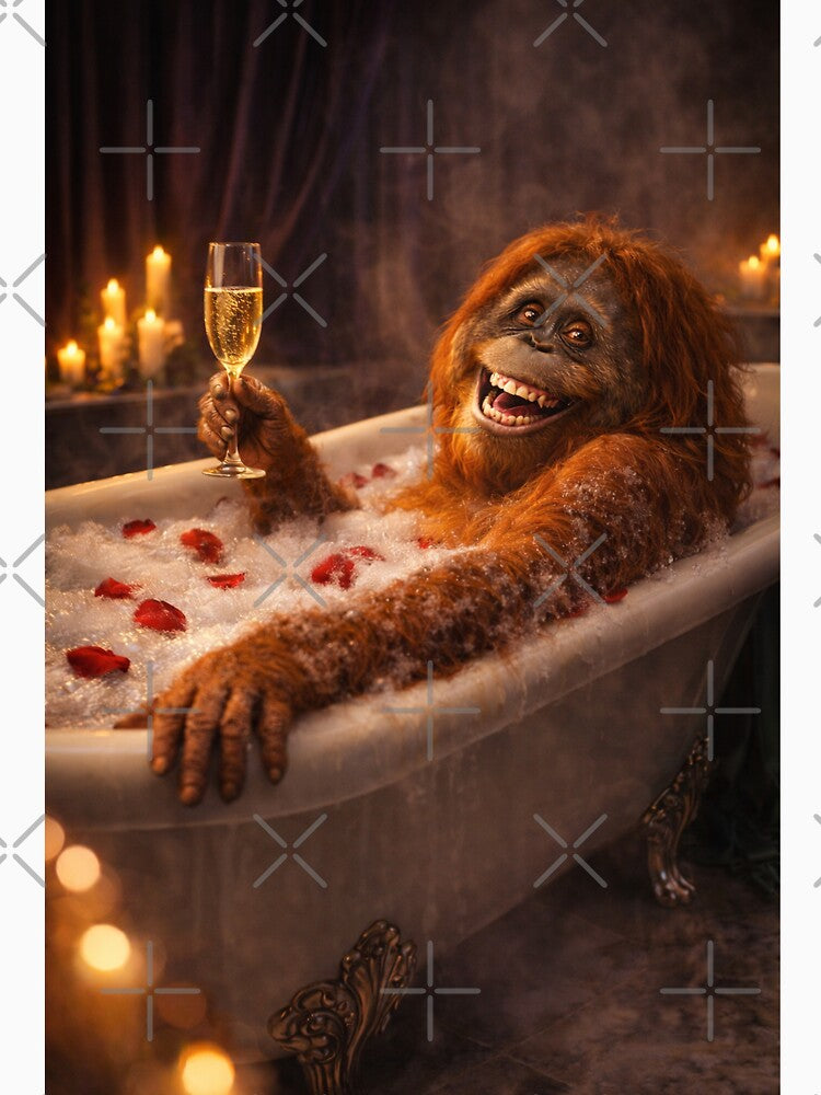 Rose Petal Indulgence – Orangutan Spa Portrait by iMIGHTwearTHAT