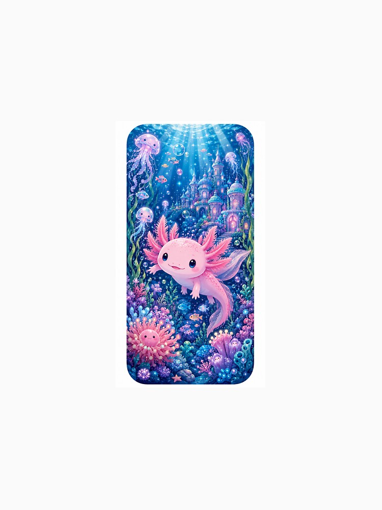 Axolotl Gift - Underwater Kingdom Phone Case by RedRubyBubble