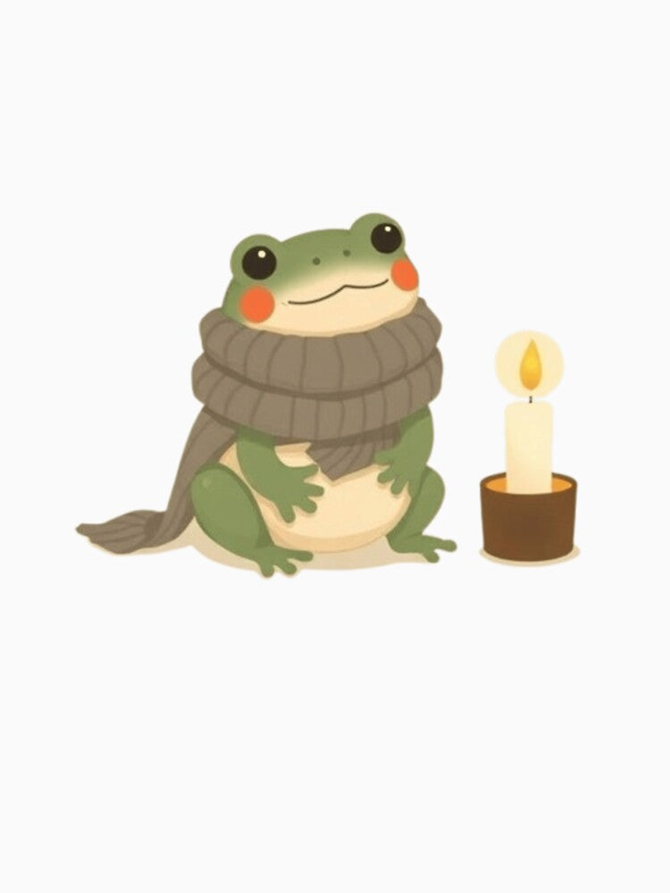 Winter Aesthetic Frog by Asiantrendzz