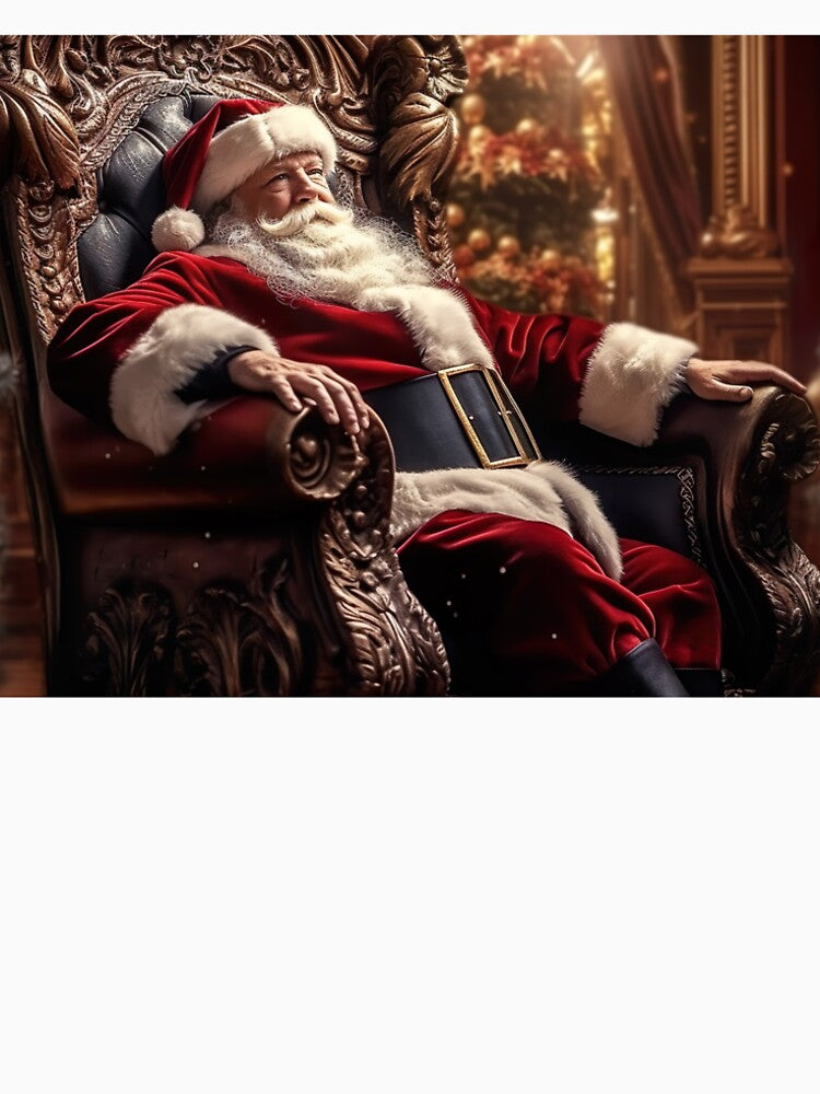 Christmas - Santa in Chair by KootenayDesigns