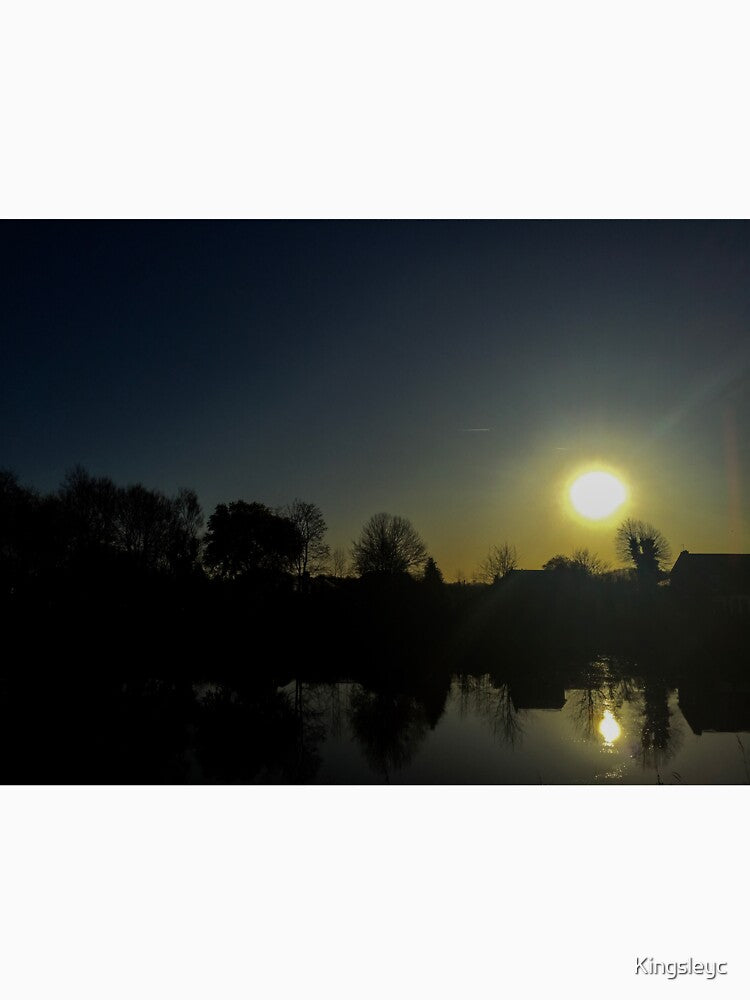 Winter Solstice Sun with River Reflection by Kingsleyc