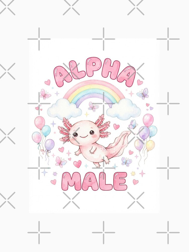 Axololtl Alpha male funny gag adult humor novelty meme by CheeseBlueprint