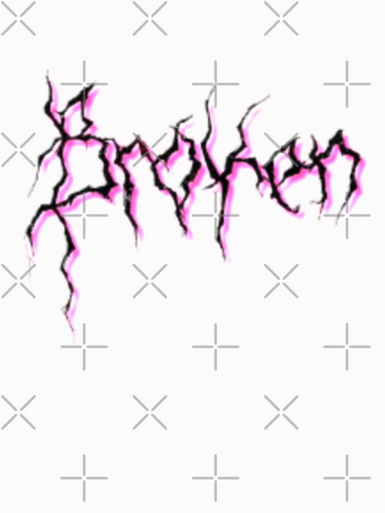 broken heavy metal font by faerieyoo