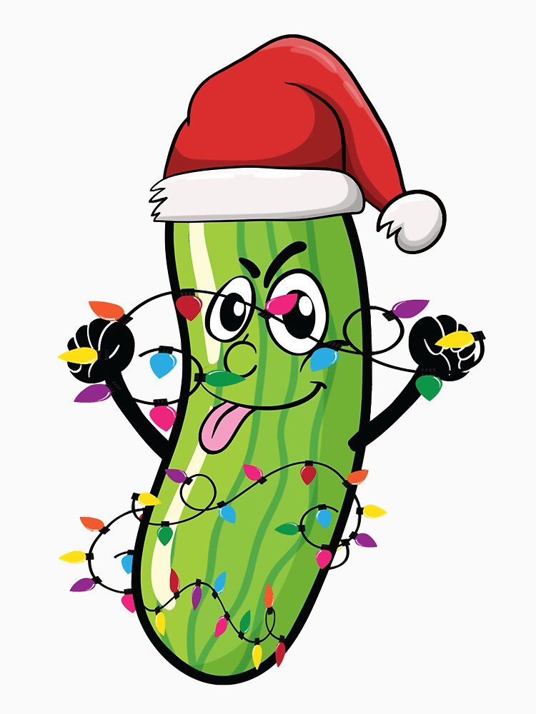 Funny christmas pickle lights by EmmanuelleFonta