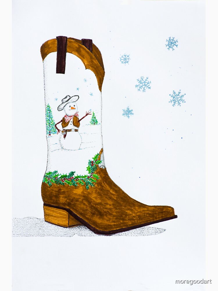 Christmas boot by MoreGoodArt