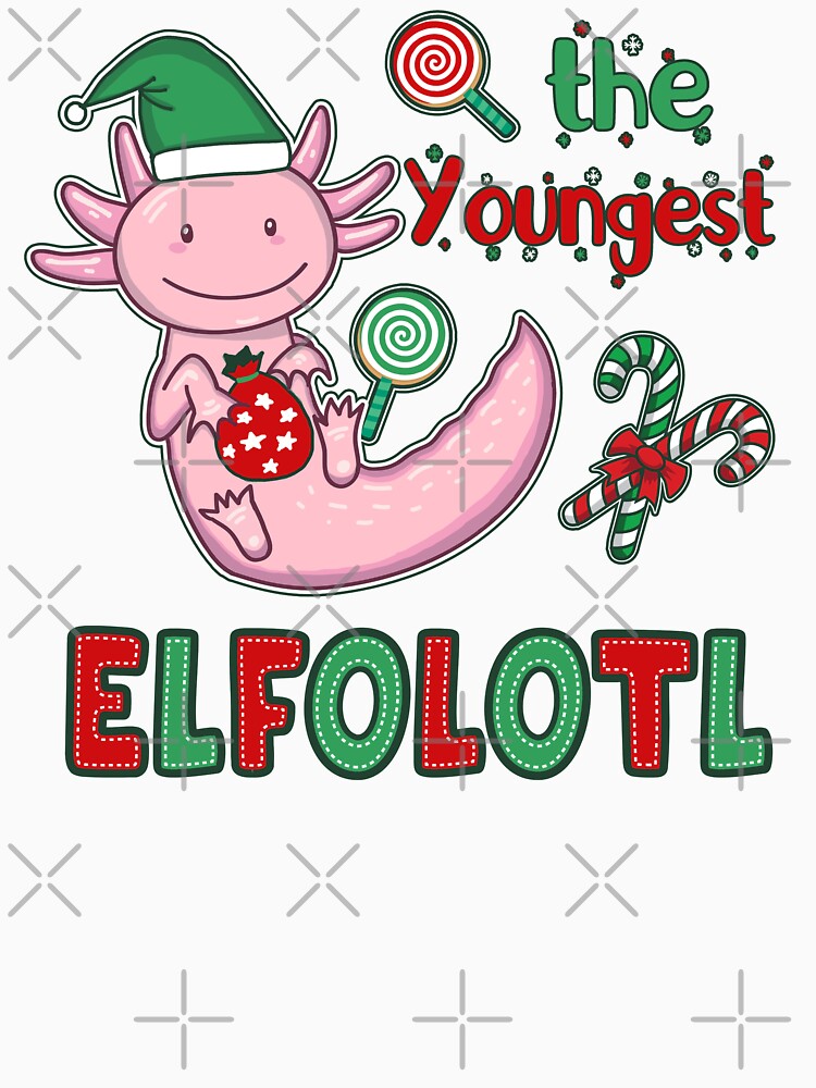 Christmas Axolotl Elf - The Youngest Elfolotl by GrimButterfly