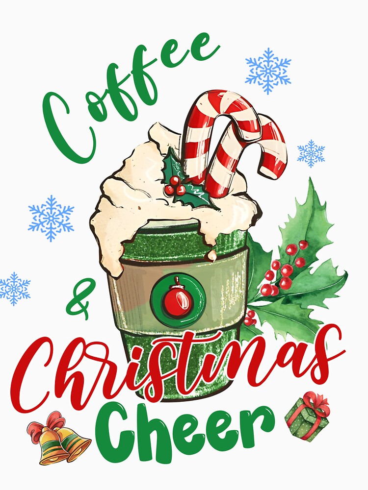 coffee and christmas cheer by vuhieustore