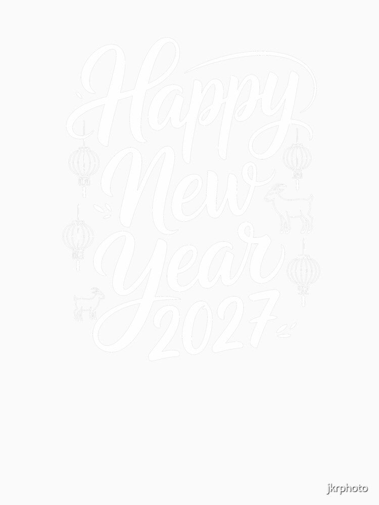 Happy New Year 2027 goat by jkrphoto