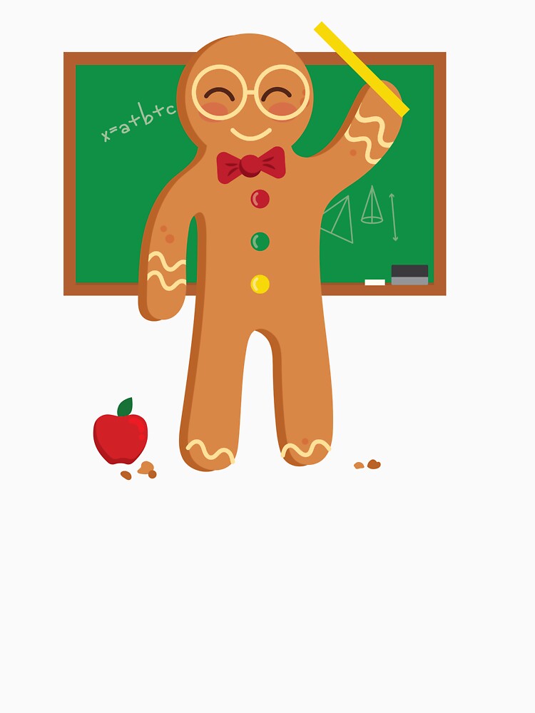 Gingerbread Man - Teacher | Gingerbread men | Christmas Gift For Teacher by Summer Johnson