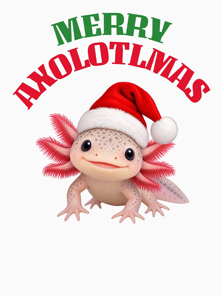 Merry Axolotlmas by Giddy Bear Gifts