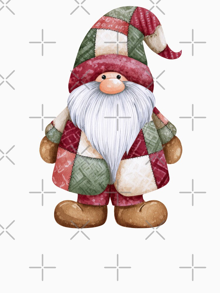 Adorable Christmas gnome characters in festive outfits, perfect for winter decor and holiday gifts by olenapetol