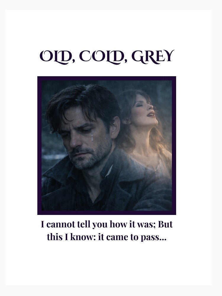 Old Cold Grey - Light Academia Aesthetic Poetry by inkandpulseshop