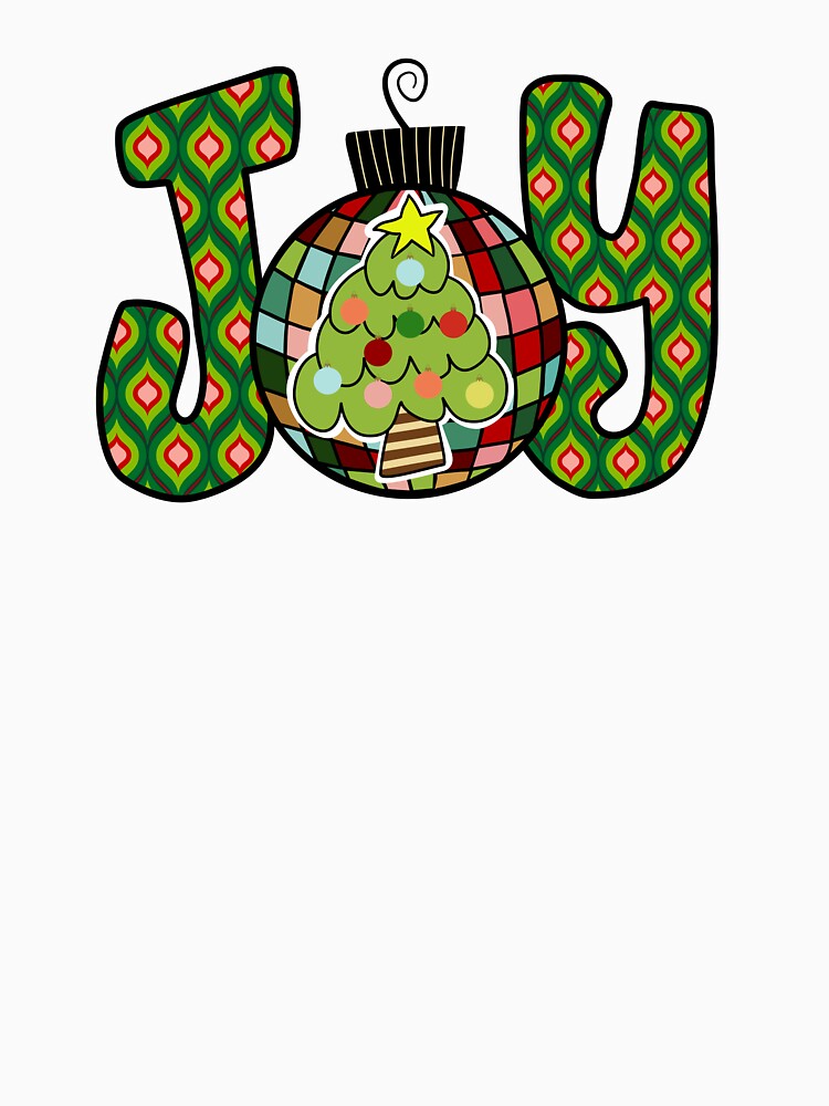 Christmas Joy with Disco Ornament by Cedarrue