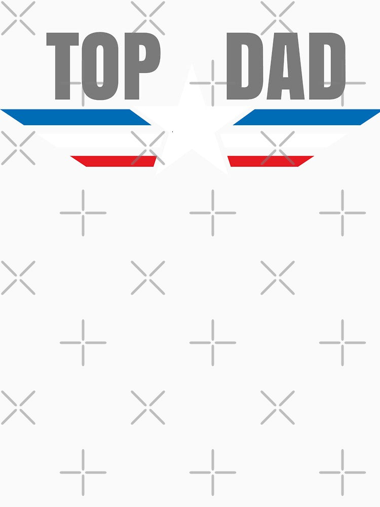 Top Dad – Fighter Jet Style Design Inspired by Top Gun by mdm