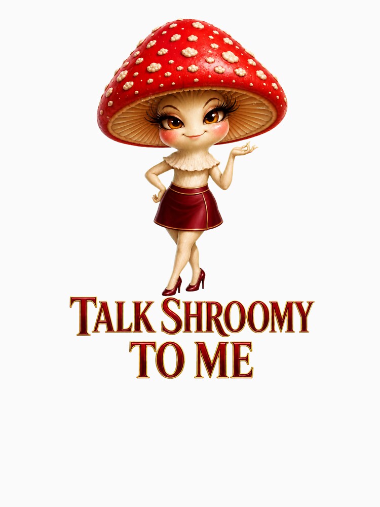 Talk Shroomy to Me – Sassy Mushroom Lady by RoPrincess