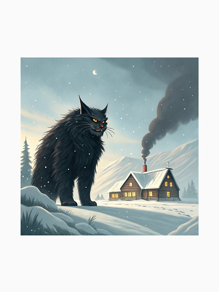 Jólakötturinn (Yule Cat) 11 by AIfolklore