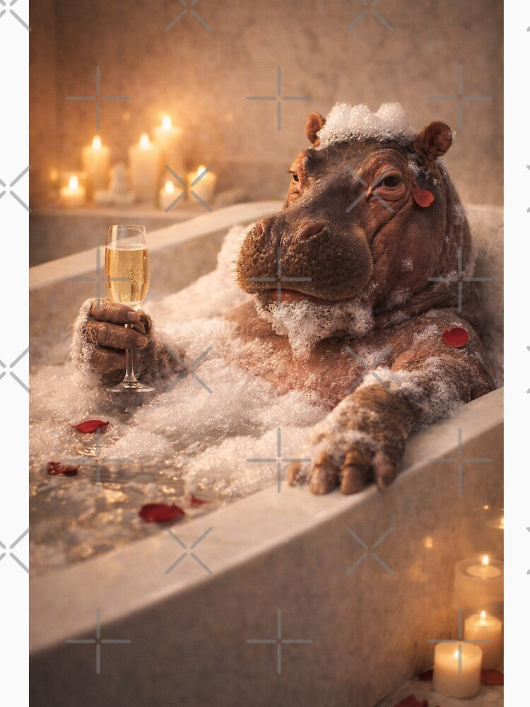 Practicing Glamour – Hippo Spa Modeling Portrait by iMIGHTwearTHAT