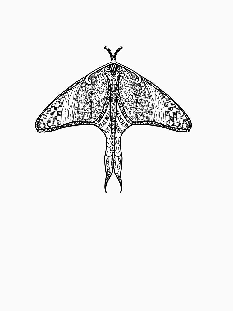 Patterned Luna moth by SJBT58