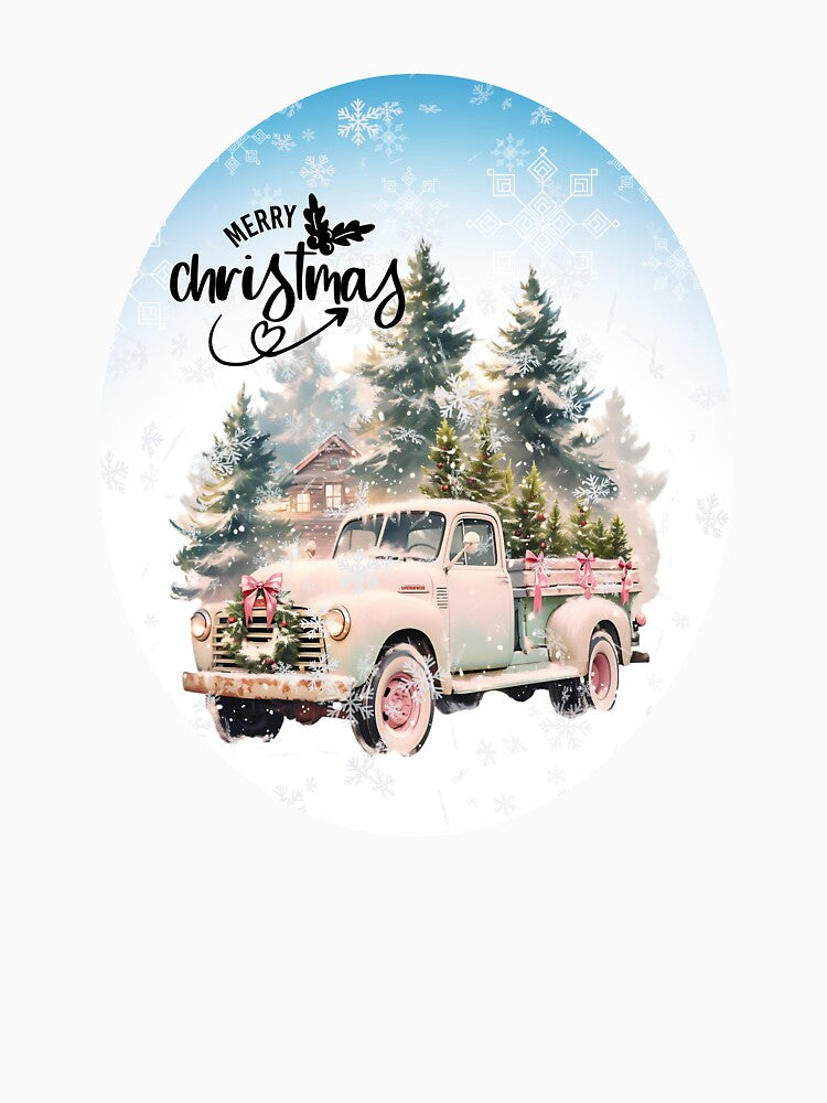 Vintage Truck "Merry Christmas" by MudcreekDesign