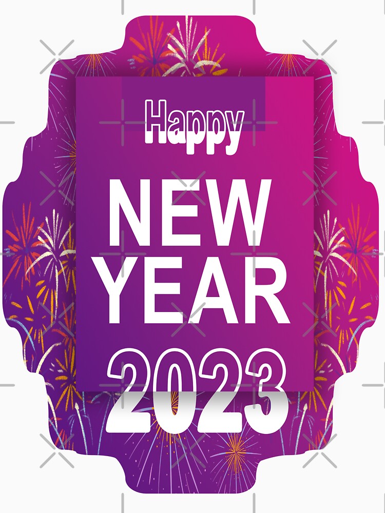 Happy New Year 2023 | Happy new year stickers 2023 edit by ZaqGum