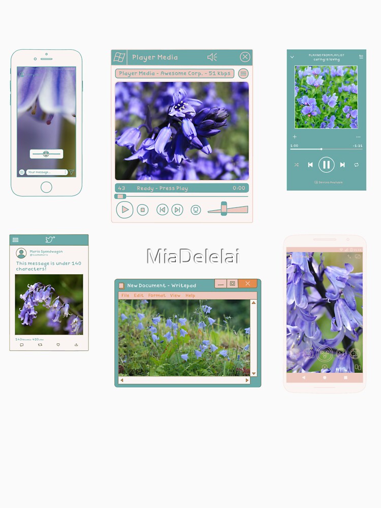 Flower Fairycore Aesthetic Web Stickers VSCO by MiaDelelai