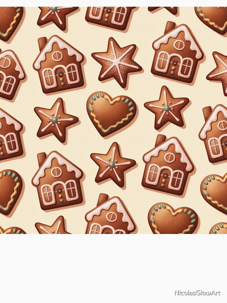 Gingerbread Cookies Design by NicolasGlowArt
