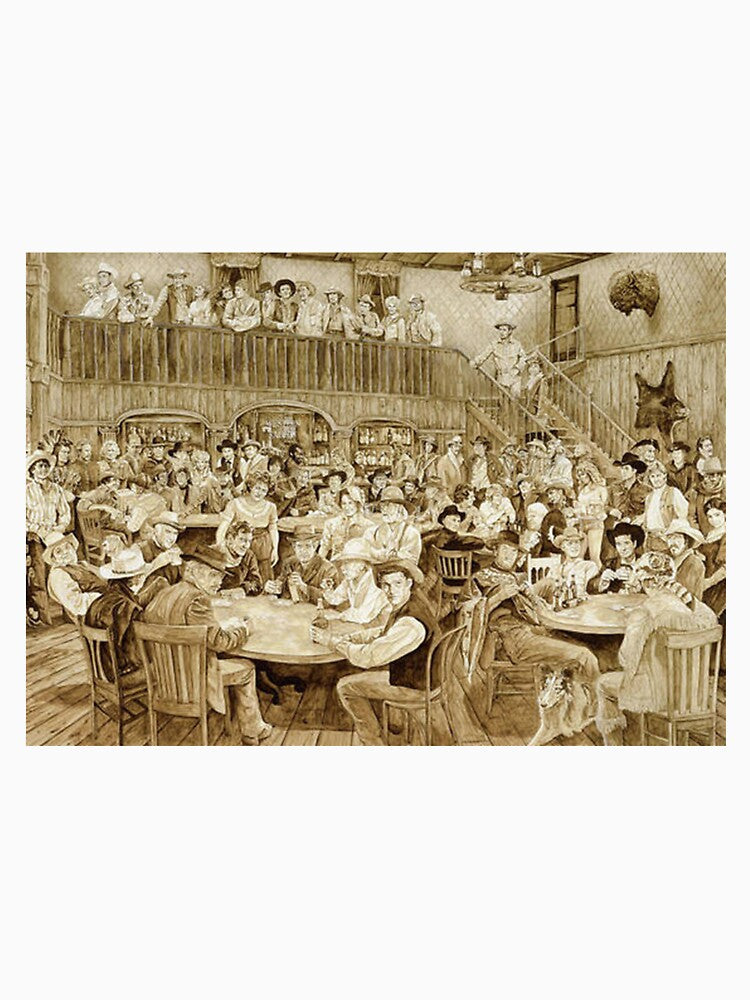 Western Saloon Classic Poster by laseterange
