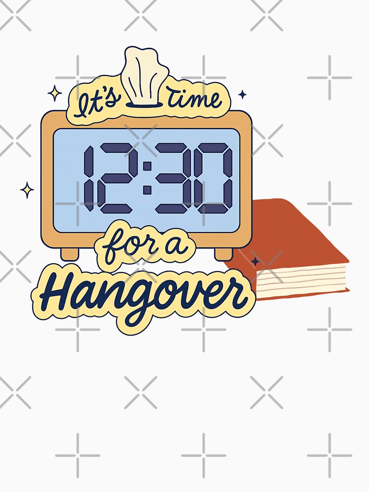 Bookish Quote, "Book Hangover" Clock by BookishEve