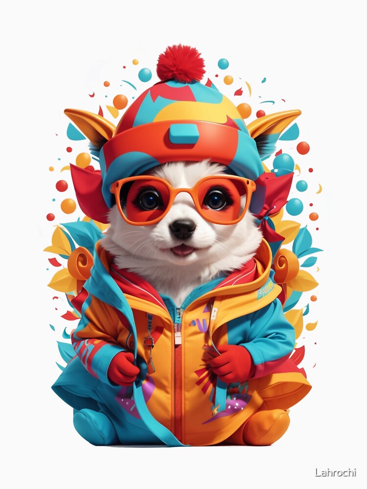 Chic Canine Couture: A Positively Stylish Portrait by Lahrochi