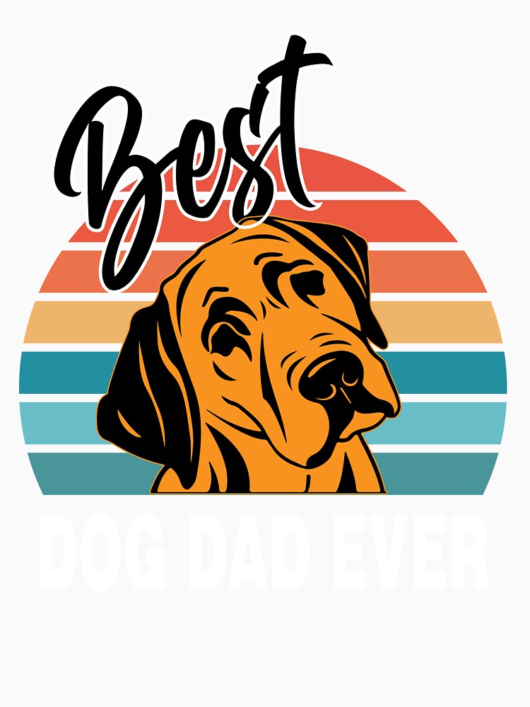 Best dog dad ever retro by Spreading Smile