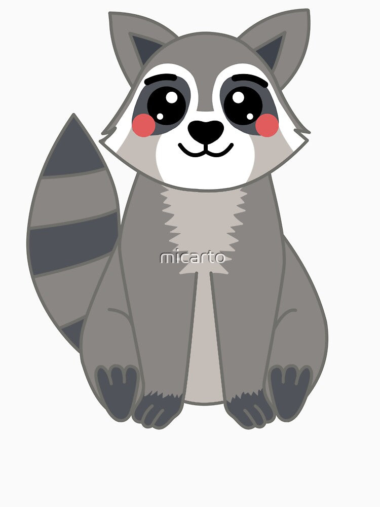 Cute Kawaii Raccoon by micarto