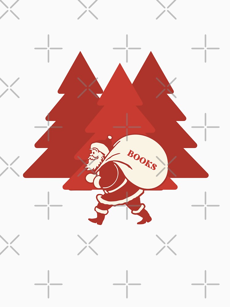 Santa Claus Bringing Books for Christmas by Megurix