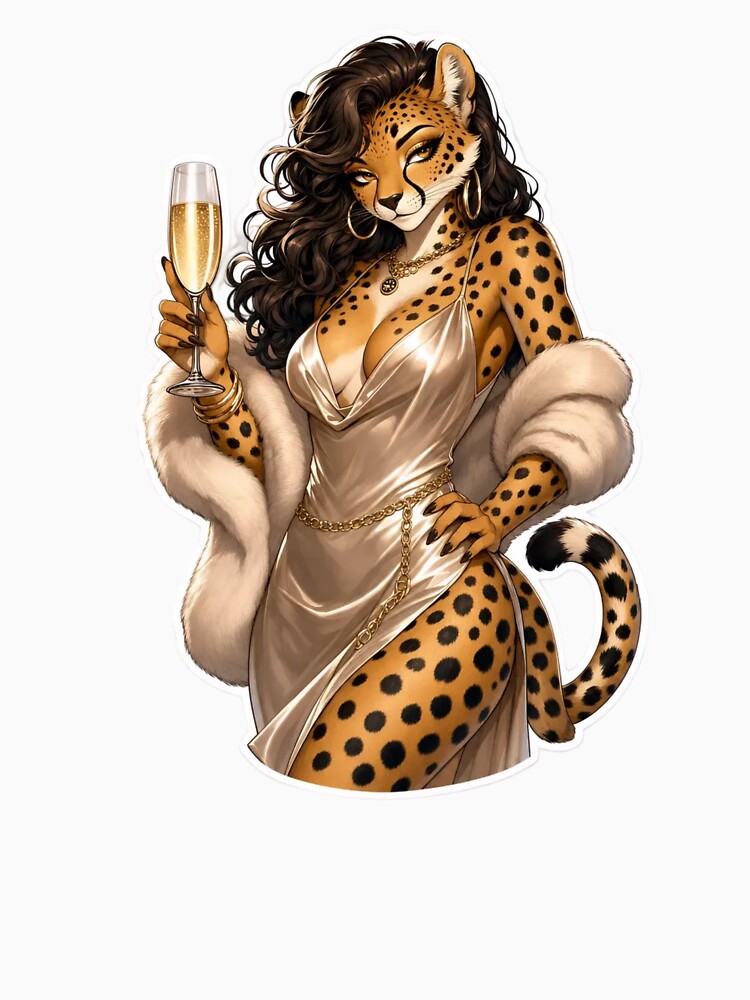 Champagne Cheetah Darling by Furrenzy
