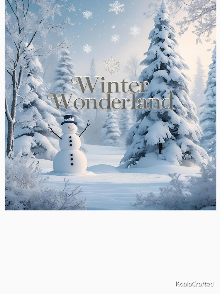 Winter Wonderland Snowman - Winter Scene by KoalaCrafted
