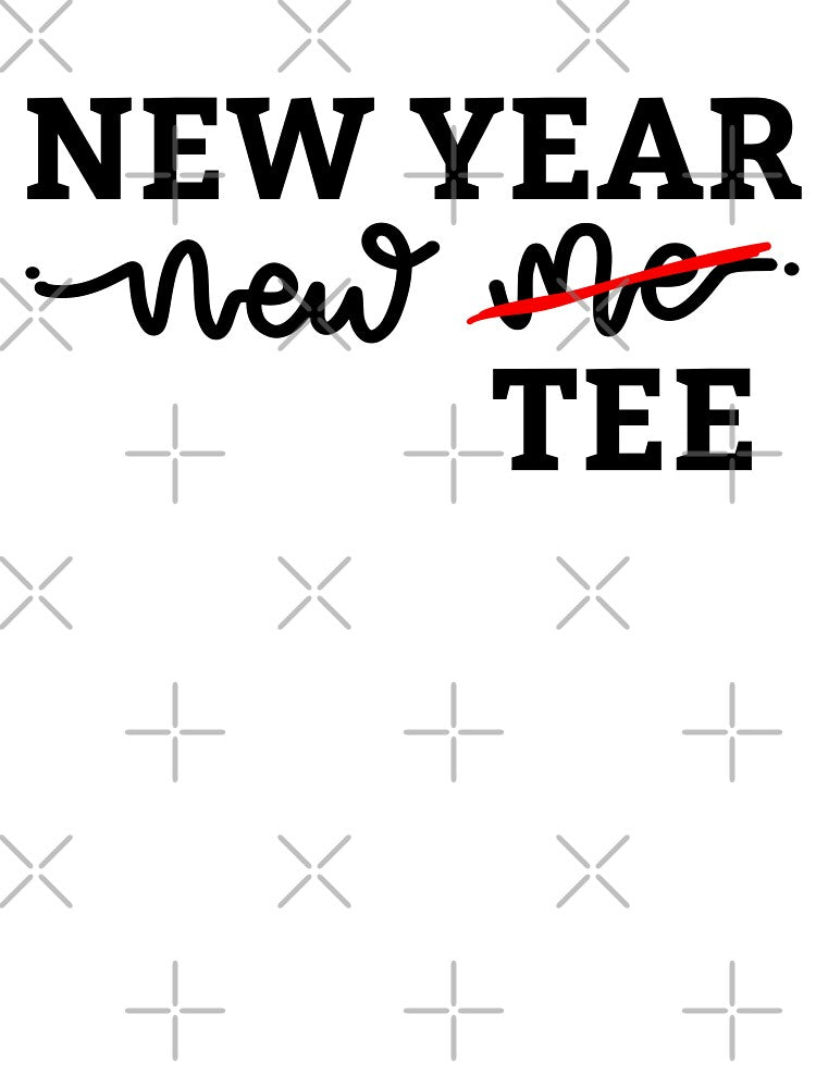 New Year Funny Tee, New Year New Me, Happy New Year Gift by ladylaughprints
