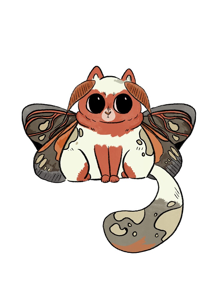 Moth cat by Raccoonbae