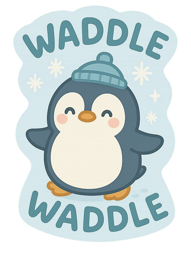 Waddle On! – Kawaii Penguin Design by NovaMoodCo