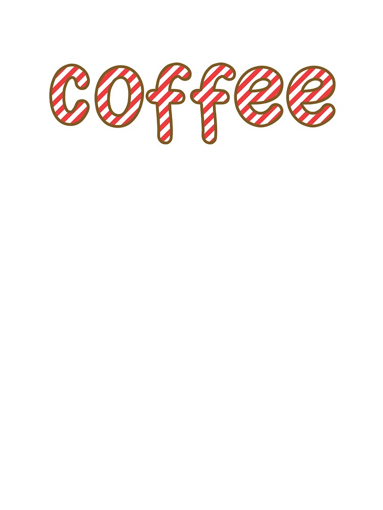 Christmas Coffee Lover | Candy Cane Stripe Coffee by Quality Design