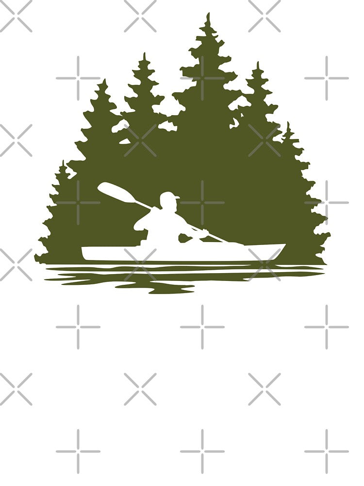 Silhouette of a Guy Kayaking on a Lake by Sam Morrison
