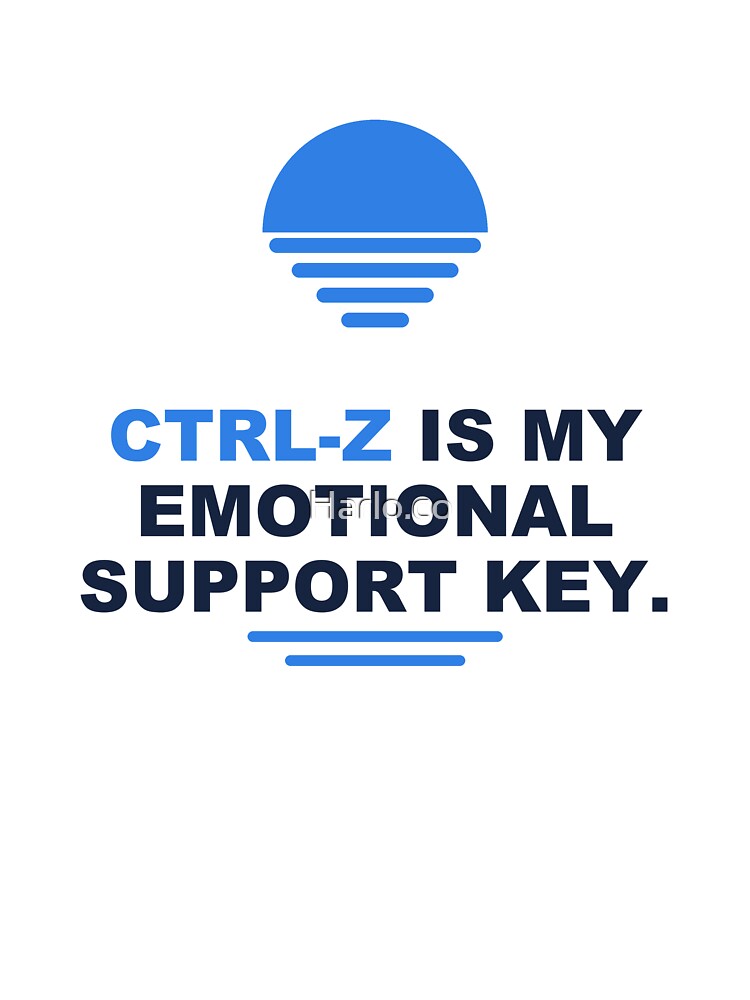 Coder Ctrl Z Support - Engineer Gift - Light Edition by Harlo.co